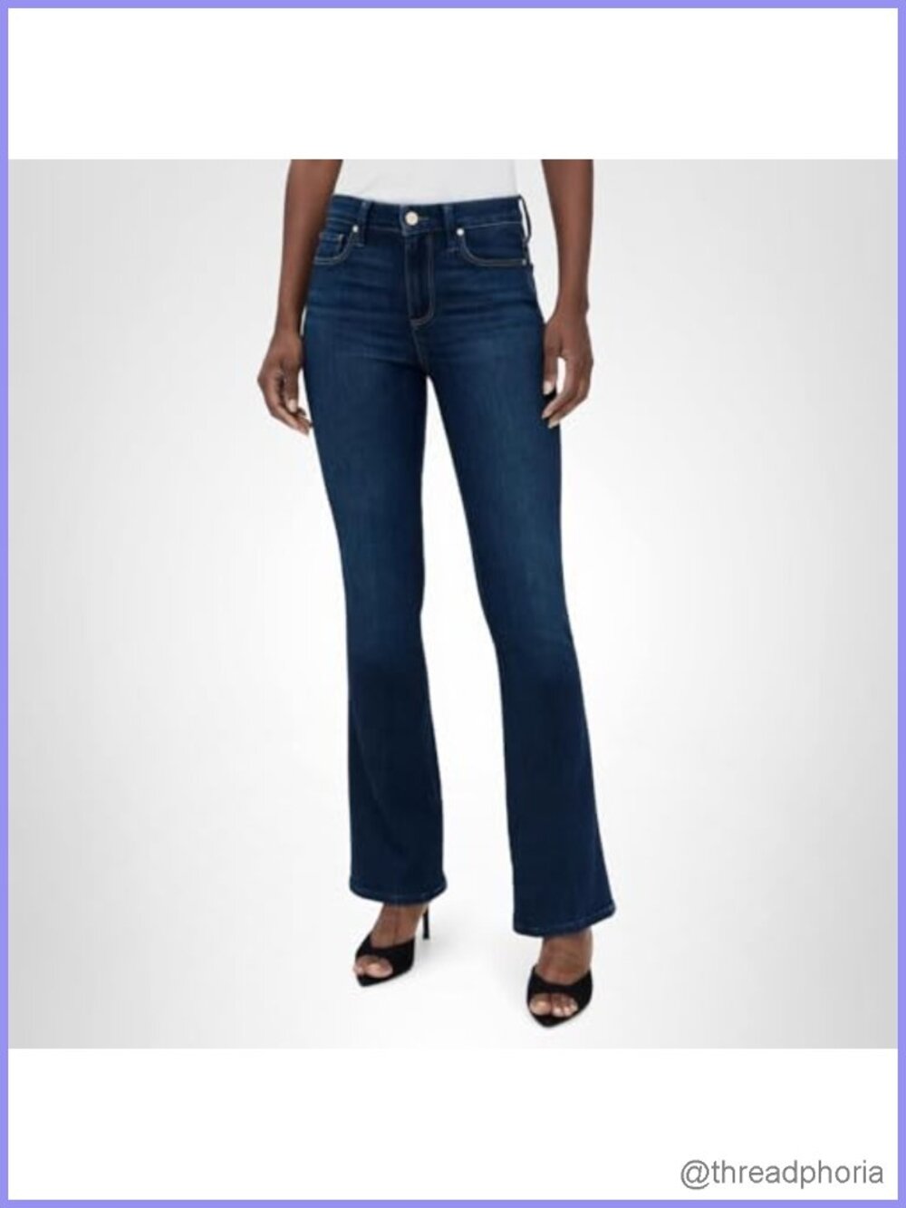 High Rise Boot Cut Stretch Denim Jeans Women Size 28